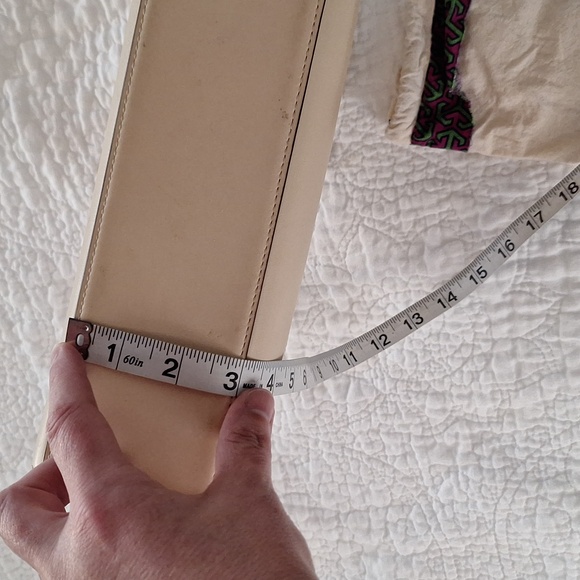 Tory Burch handbag purse crossbody shoulder ivory cream beige - Picture 15 of 15